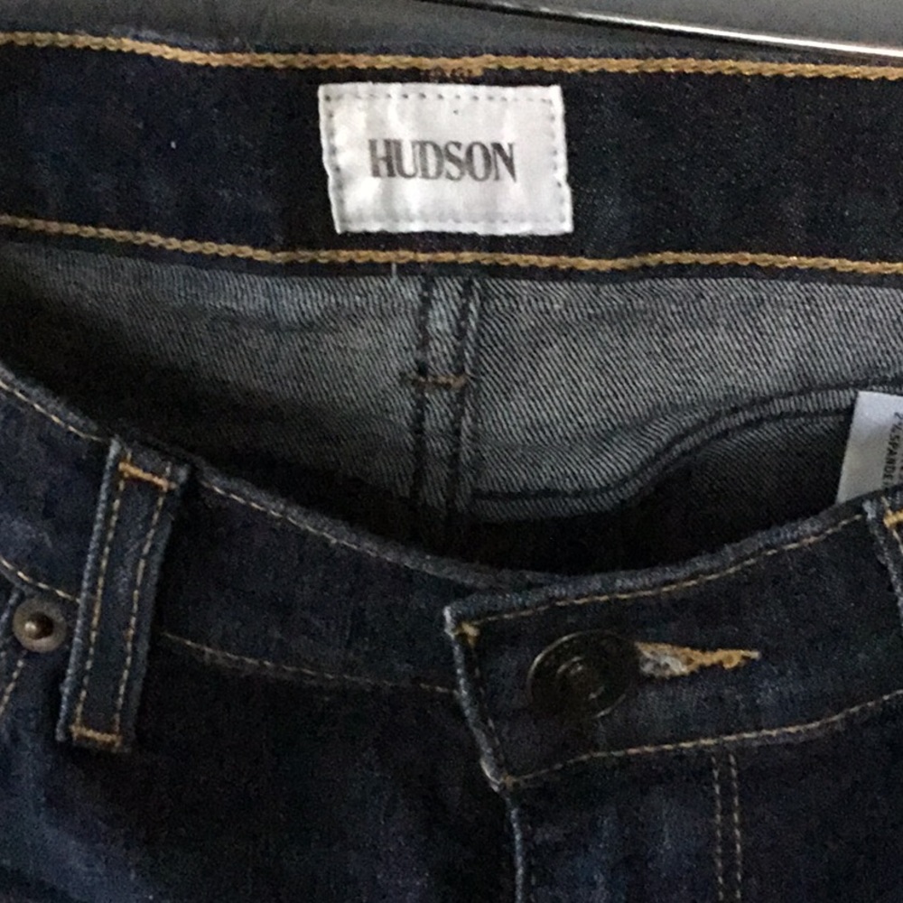 Hudson Krista Super Skinny Distressed Jeans